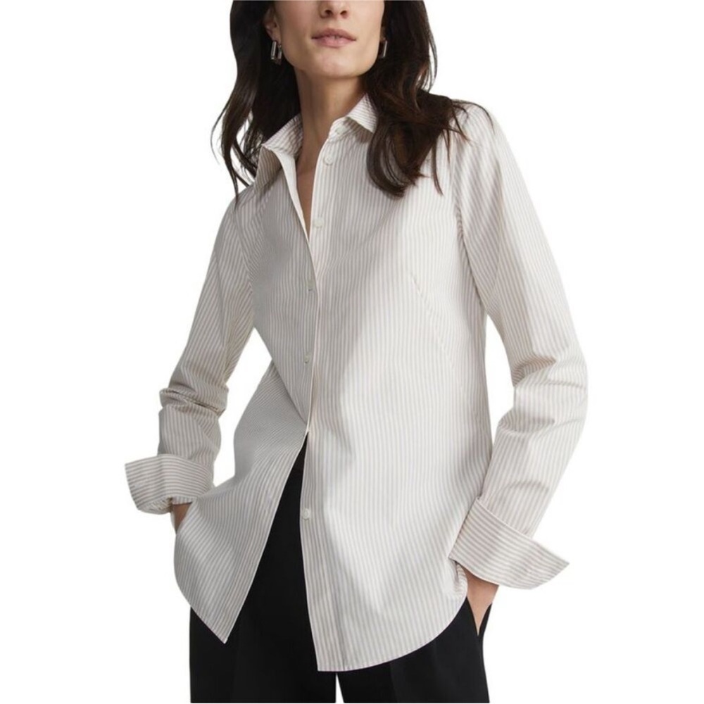 Lafayette 148 New York Womens  Kennedy Shirt 12